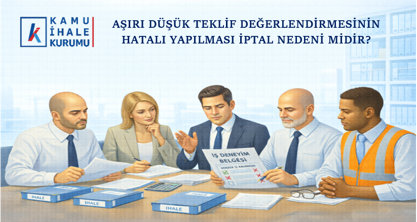 İhalelerde Aşırı Düşük Teklif Değerlendirmesinin Hatalı Yapılması İptal Nedeni Midir?